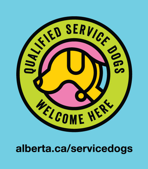 Service Dog Decal Alberta
