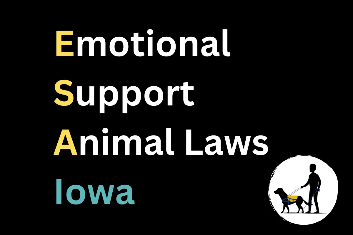 Iowa emotional support animal laws