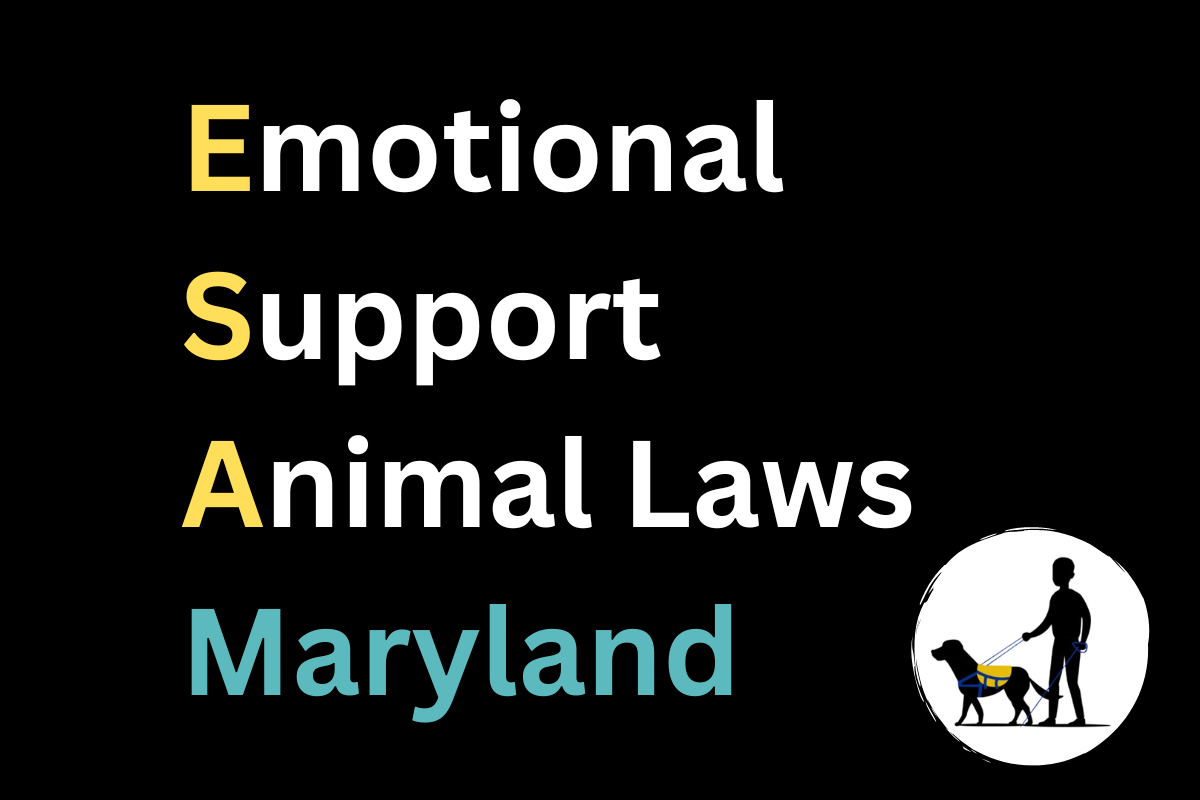 maryland emotional support animal laws