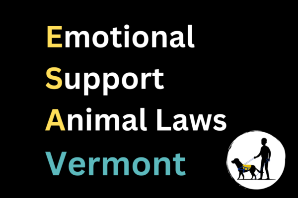 Vermont emotional support animal laws