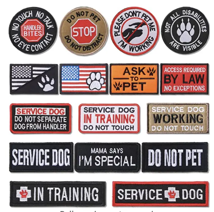 service dog patches 